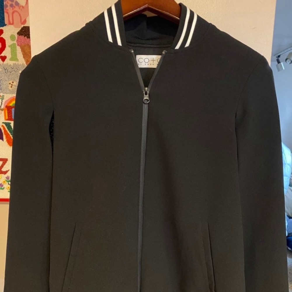 Co+Co by Coco Rocha Cape Style Bomber Jacket